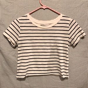 (MOVED TO MERCARI) mossimo b&w crop top